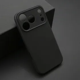 Futrola - maska ultra tanki KOLOR za iPhone 17 Pro (6.3) crna (MS).