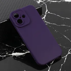 Futrola - maska Teracell Giulietta za iPhone 17 6.3 mat tamno ljubicasta.