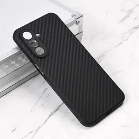 Futrola - maska Carbon fiber za Samsung A175 Galaxy A17 crna.