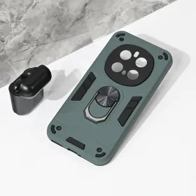 Futrola - maska Hard Ring za Huawei Honor Magic 7 Pro tamno siva.