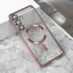 Futrola - maska Magsafe Lux za Samsung S731B Galaxy S25 FE roze.