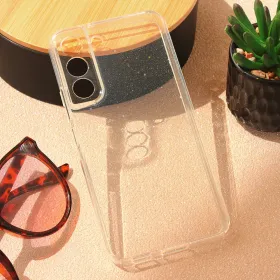Futrola - maska Sparkle Dust za Samsung Galaxy S22 5G Transparent.