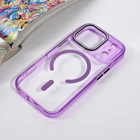 Futrola - maska Magsafe Color Pop za iPhone 17 Pro 6.3 ljubicasta.