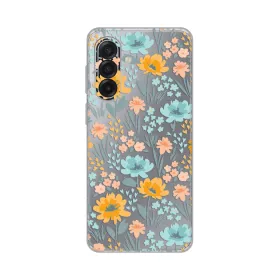 Silikonska futrola - maska print Skin za Samsung A175 Galaxy A17 Lovely Flowers.