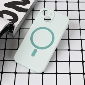 Futrola - maska Magsafe Pure color za iPhone 15 6.1 mint.