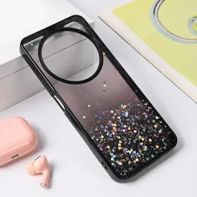 Futrola - maska Frame Glitter za Xiaomi Redmi 14C crna.
