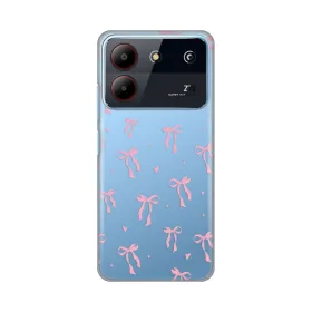 Silikonska futrola - maska print Skin za ZTE Blade A54 Cute Bow.