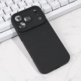 Futrola - maska Silikon Pro Camera za iPhone 17 Pro 6.3 crna.