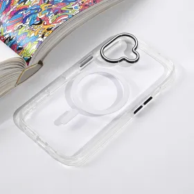 Futrola - maska Magsafe Color Pop za iPhone 16 6.1 bela.