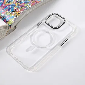 Futrola - maska Magsafe Color Pop za iPhone 16 Pro Max 6.9 bela.