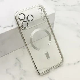 Futrola - maska CAMERA PROTECT MAGSAFE II za iPhone 17 Pro Max (6.9) srebrna (MS).