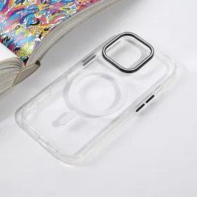 Futrola - maska Magsafe Color Pop za iPhone 16 Pro 6.3 bela.