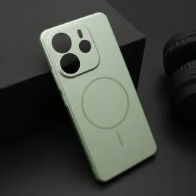 Futrola - maska PURE mat MagSafe za Xiaomi Redmi Note 14 4G (Global) tirkizna (MS).