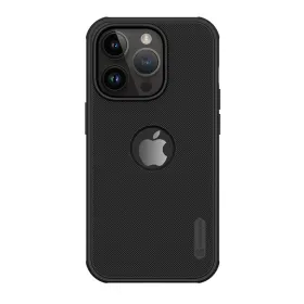 Futrola - maska Nillkin Super Frost Pro za iPhone 14 Pro (6.1) crna (logo cut) (MS).