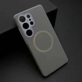Futrola - maska PASTEL COLOR MagSafe za Samsung S938 Galaxy S25 Ultra 5G siva (MS).