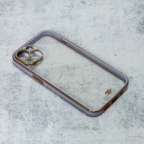 Futrola - maska Cirkon Camera za iPhone 13 6.1 ljubicasta.