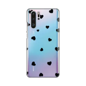 Silikonska futrola - maska print Skin za Huawei P30 Pro Hearts.