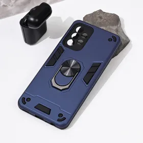 Futrola - maska Hard Ring za Samsung A526 Galaxy A52 5G tamno plava.