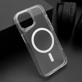 Futrola - maska AURA MagSafe za iPhone 15 (6.1) bela (MS).