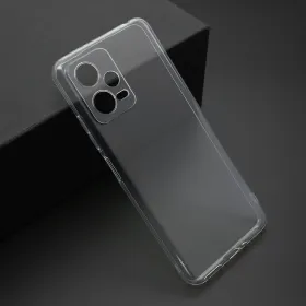 Futrola - maska ultra tanki PROTECT silikon za Xiaomi Redmi Note 12 Pro 5G providna (bela) (MS).