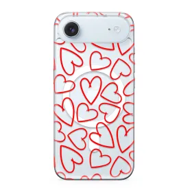 Futrola - maska silikonska print MagSafe za iPhone AIR (6.6) my love (MS).