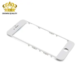 Staklo touchscreen-a za iPhone 7 + frame (Crown Quality) white (MS).