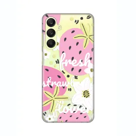 Silikonska futrola - maska print Skin za Samsung A256 Galaxy A25 5G Fresh Pink.