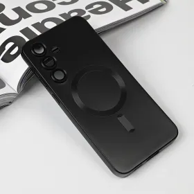 Futrola - maska Magsafe Chrome za Samsung S731B Galaxy S25 FE crna.