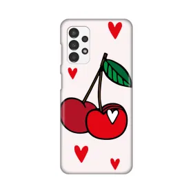 Silikonska futrola - maska print za Samsung A135 Galaxy A13 4G Cherry.