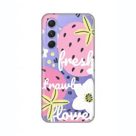 Silikonska futrola - maska print Skin za Samsung A546B Galaxy A54 5G Fresh Pink.