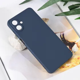 Futrola - maska Teracell Soft Velvet za Samsung A075F Galaxy A07 tamno plava.