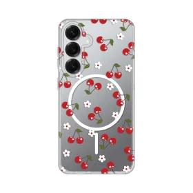 Futrola - maska print Magsafe za Samsung S931 Galaxy S25 Cute Cherries.