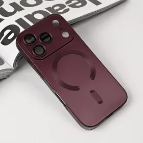Futrola - maska Magsafe Chrome za iPhone 17 Pro 6.3 bordo.