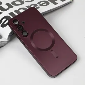 Futrola - maska Magsafe Chrome za Samsung S731B Galaxy S25 FE bordo.