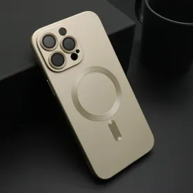 Futrola - maska ELEGANT MAGSAFE za iPhone 14 Pro Max (6.7) zlatna (MS).