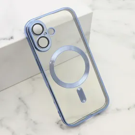 Futrola - maska CAMERA PROTECT MAGSAFE za iPhone 17 (6.3) svetlo plava (MS).