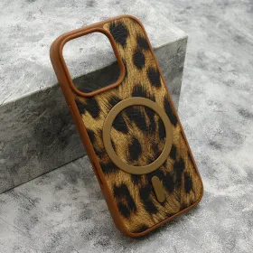 Futrola - maska ROAR STYLE MagSafe za iPhone 16 Pro (6.3) braon (MS).