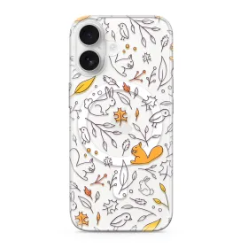 Futrola - maska silikonska print MagSafe za iPhone 17 (6.3) autumn (MS).
