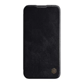 Futrola - maska Nillkin Qin Pro za iPhone 14 Pro (6.1) crna (MS).