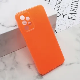 Futrola - maska GLOW SHINING za Samsung A235 Galaxy A23 narandzasta (MS).