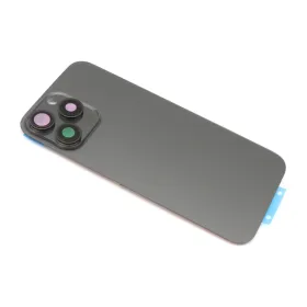 Poklopac baterije za iPhone 16 Pro Max black (MS).
