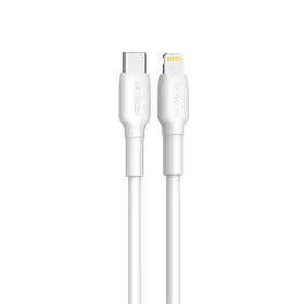USB data kabl MOXOM MX-CB77 PD 30W Type-C na Lightning beli (MS).