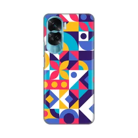 Silikonska futrola - maska print Skin za Huawei Honor 90 Lite Colorful Mosaic.