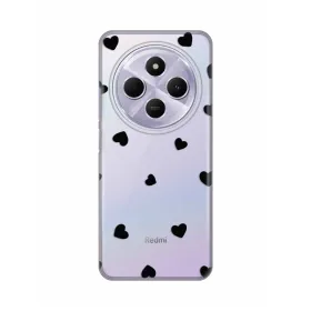 Silikonska futrola - maska print Skin za Xiaomi Redmi 14C/Redmi A4 Hearts.