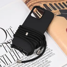 Futrola - maska Crossbody za iPhone 13 Pro 6.1 crna.