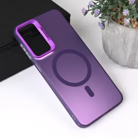 Futrola - maska Magsafe Clear za Samsung A165F Galaxy A16 5G ljubicasta.