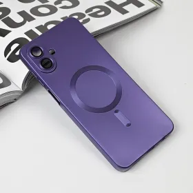 Futrola - maska Magsafe Chrome za Samsung A075F Galaxy A07 ljubicasta.