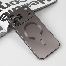 Futrola - maska Magsafe Chrome za iPhone 17 Pro Max 6.9 siva.