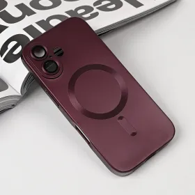 Futrola - maska Magsafe Chrome za iPhone 17 6.3 bordo.