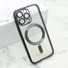 Futrola - maska CAMERA PROTECT MagSafe za iPhone 13 Pro (6.1) crna (MS).